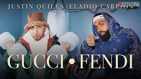 gucci fendi sto vestendo trendy canzone|GUCCI FENDI (part. Eladio Carrion) .